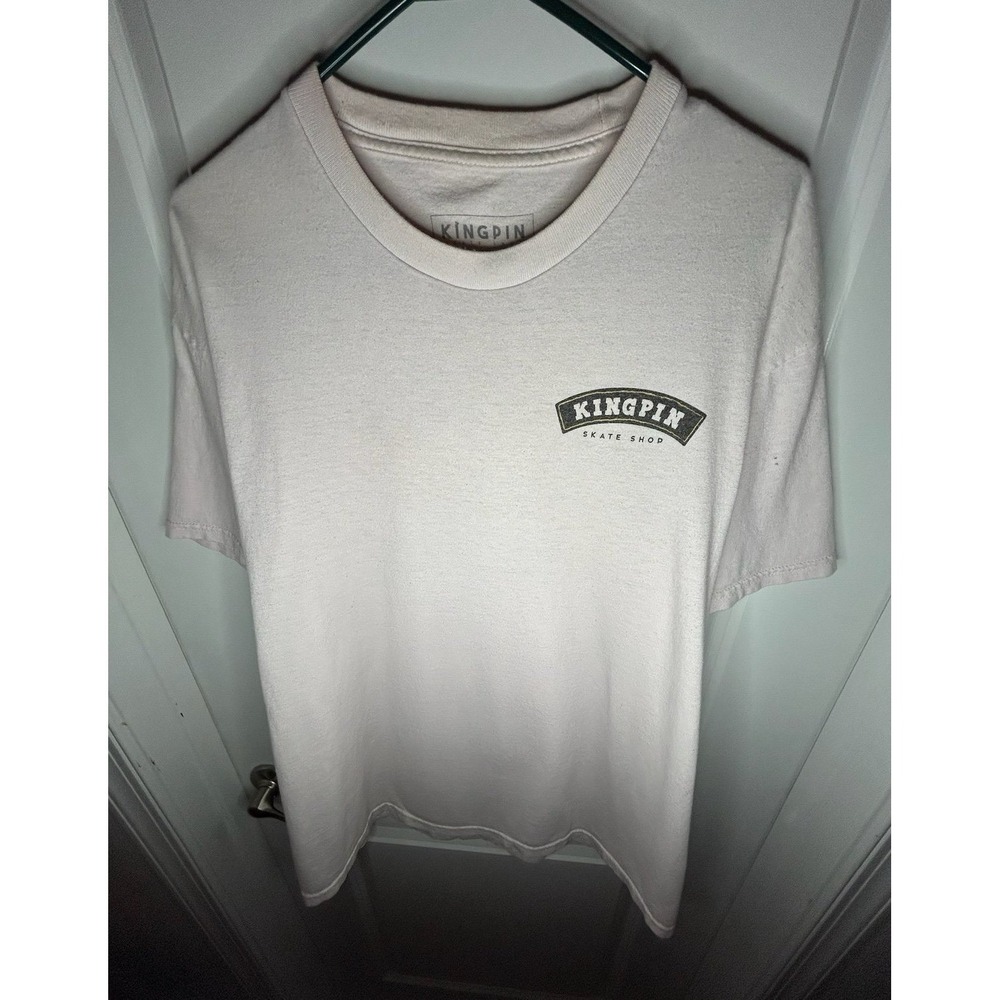 Vintage Y2k Kingpin Skate Shop Cow Graphic Skater T-Shirt Size Mens XL No Flaws - Picture 4 of 7